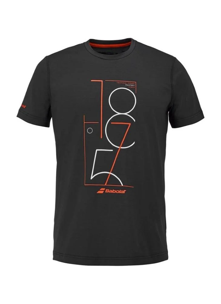 Babolat Babolat Men EXERCISE GRAPHIC TEE MEN Black/Black 4MTG017